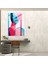 Barbie Cam Duvar Sanatı - Minimalist Geometriler - Barbie, Cesur Geometrik Şekiller, Cam Sanatı, Minimalist Siluet, 30X45 3