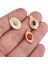 B3 Paslanmaz Çelik 18KGOLD Gözyaşı Oval Charms Doğal Taş Kolye Kadınlar Için Kolye Takı Yapımı Bulguları (Yurt Dışından) 5