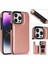 Cüzdan Kılıf IPhone 15 Pro Max Kickstand Çift Manyetik Toka ile Pu (Yurt Dışından) 1