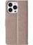 IPhone 15 Için Filp Durumda Pro Manyetik Kapatma Kart Tutucu Pu Deri Bilek (Yurt Dışından) 5