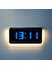 Sanec Dijital LED Duvar ve Masa Saati Derece ve Nem - Turkuaz (Kasa Ölçüsü: 16X40 Cm) 4