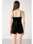 Vio Düz Renk Şortlu Straplez Tankini 2