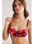 Marıposa Desenli Kaplı Straplez Bikini 2