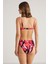 Marıposa Desenli Kaplı Straplez Bikini 3