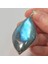 Çok Stil 46X23X8MM Mor Erkek Kadın Takı Hediye Oval Doğal Yeşil Pembe Mavi Labradorit Boncuk Kolye Kolye K2048 (Yurt Dışından) 1
