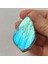 Çok Stil 46X23X8MM Mor Erkek Kadın Takı Hediye Oval Doğal Yeşil Pembe Mavi Labradorit Boncuk Kolye Kolye K2048 (Yurt Dışından) 3