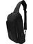 Dingxinyizu USB Şarj Erkekler Crossbody Çanta Iş Erkek Omuzdan Askili Çanta Anti-Hırsızlık Göğüs Büyük Kapasiteli Seyahat Askılı Çanta, Siyah (Yurt Dışından) 2