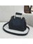 Stil Pu Kadın Çanta Avrupa Moda Tasarımı Çanta Fermuarlı Omuz Çantası Katı Bayanlar Messenger Tote Siyah (Yurt Dışından) 3