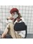 Stil Pu Kadın Çanta Avrupa Moda Tasarımı Çanta Fermuarlı Omuz Çantası Katı Bayanlar Messenger Tote Siyah (Yurt Dışından) 5