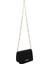 Kadın Keten Çuval Bezi Küçük Kare Kız Omuz Askılı Çanta Kadın Çantalar Crossbody Çanta (Siyah) (Yurt Dışından) 1