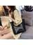 Bayan Moda Örgü Çanta Iki Parçalı Omuz Messenger Kompozit Çanta Kız Alışveriş Siyah (Yurt Dışından) 2