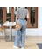 Moda Yuvarlak Hasır Çanta Kadın Tatil Sırt Çantası Bohemian Rattan Crossbody El Yapımı Dokuma Plaj Dairesel Kap Haki (Yurt Dışından) 3