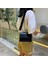 Kontrast Renk Deri Crossbody Çanta Kadınlar Için Seyahat Çanta Moda Basit Omuz Çantası (Siyah) (Yurt Dışından) 3