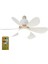 E27 Salyangoz Ağızlı Fan Lambası 420X205MM 30W Beyaz Tabansız Uzaktan Kumanda (Yurt Dışından) 1