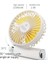 S2 Taşınabilir Katlanabilir El Tipi Elektrikli Fan Beyaz (Yurt Dışından) 3
