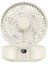 4000MAH Döner Başlıklı Duvara Monte Fan Beyaz (Yurt Dışından) 1