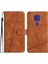 Motorola Moto E7 Artı Tam Koruma Flip Case Folio Bilek Kayışı (Yurt Dışından) 5