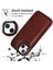 IPhone 15 Için Cüzdan Durumda Artı Kart Yuvaları Kickstand Çift Manyetik Toka (Yurt Dışından) 4