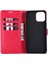 IPhone 14 Için Filp Durumda Pro Max Pu Deri Kart Tutucu Kickstand Bilek (Yurt Dışından) 4