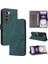 Oppo Oppo 12 5g Pu Deri Kart Yuvaları Için Kılıf Kapak Manyetik Kapatma Rfıd (Yurt Dışından) 1