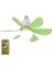 E27 Salyangoz Ağız Fan Lambası 520X185MM 40W Matcha Yeşil Tabansız Uzaktan Kumanda (Yurt Dışından) 2