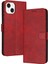 IPhone 14 Için Flip Case Artı Kickstand ile Saf Renk Pu Deri (Yurt Dışından) 1