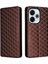Xiaomi Poco M6 4g Kart Yuvaları Tutucu Manyetik Kapatma Pu Deri Kılıf (Yurt Dışından) 5
