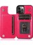 IPhone 12 Için Cüzdan Durumda Pro Max Çift Manyetik Toka Kart Yuvaları Pu (Yurt Dışından) 5