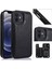 Kart Tutucu Çift Manyetik ile IPhone 12 Mini Kickstand Için Cüzdan Kılıf (Yurt Dışından) 5