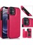 Kart Tutucu Çift Manyetik ile IPhone 12 Mini Kickstand Için Cüzdan Kılıf (Yurt Dışından) 1