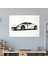 Ferrari Minimalist Duvar Sanatı - Ferrari, Ev Dekorasyonu, Temiz Çizgiler, Minimalist Siyah Beyaz Eskiz, 50 x 30 cm 2