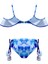 Halter Yaka Fırfırlı Yıldız Baskılı Ponpon Detaylı 50UV Kız Çocuk Bikini Takımı BY NESSI BYRD 2