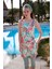 Likralı Mint Taytlı Yarı Kapalı Mayo M2454 4