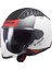 Copter 2 Urbane Mat Beyaz-Kırmızı Kask 1