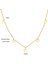 Altın Tarzı NE221301S Luxusteel Minik Küçük Kolye Gerdanlık Kolye Kadınlar Için Kızlar Paslanmaz Çelik Moda Zarif Sikke Yıldız Bebek Ayak Charm Takı (Yurt Dışından) 1