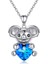 N101558 Kişilik Sevimli Ayı Kolye Yuvarlak Kolye Bebek Kız Kore Moda Kawaii Ayı Kolye Hediye Takı Için Uygun (Yurt Dışından) 1