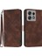 Motorola Kenar 50 Pro Manyetik Kapak Için Flip Case Kart Yuvası Standı ile Pu (Yurt Dışından) 1