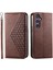 Samsung Galaxy S24 Artı Günlük Kullanım Için Flip Case Eşkenar Dörtgen Şekli El Kayışı (Yurt Dışından) 1