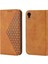 IPhone Xr Günlük Kullanım Için Flip Case Eşkenar Dörtgen Şekli Cüzdan Standı El Kayışı (Yurt Dışından) 1