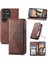 Samsung Galaxy S24 Ultra Cüzdan Eşkenar Dörtgen Şekli El Kayışı Kullanımı Için Flip Case (Yurt Dışından) 1