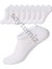 Unisex Beyaz Cotton Sneaker Spor Çorap 8 Çift 1
