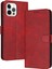Kart Yuvası ile IPhone 12/12 Pro Saf Renk Pu Deri Için Flip Case (Yurt Dışından) 1