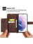 Samsung Galaxy S21 Ultra Kabartmalı Darbeye Bileklik Kartı Için Flip Case (Yurt Dışından) 4