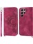 Samsung Galaxy S23 Ultra Kabartmalı Çoklu Kredi Kartı Yuvaları Için Flip Case (Yurt Dışından) 1