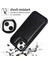 Kart Tutucu Çift Manyetik ile IPhone 15 Için Cüzdan Kılıf Pu Deri (Yurt Dışından) 5