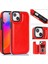 Kart Tutucu Çift Manyetik ile IPhone 15 Için Cüzdan Kılıf Pu Deri (Yurt Dışından) 3