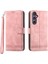 Samsung Galaxy S24 Artı Nakit Cep Bileklik Manyetik Kart Için Flip Case (Yurt Dışından) 5