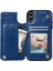 Kart Tutucu Kickstand Çift Manyetik ile IPhone Xs Max Için Cüzdan Kılıf (Yurt Dışından) 5