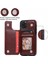 Kart Tutucu Kickstand ile IPhone 11 Pro Max Pu Deri Için Cüzdan Kılıf (Yurt Dışından) 5
