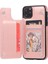 Kart Tutucu Kart Yuvaları Toka ile IPhone 11 Pro Pu Deri Için Cüzdan Kılıf (Yurt Dışından) 4